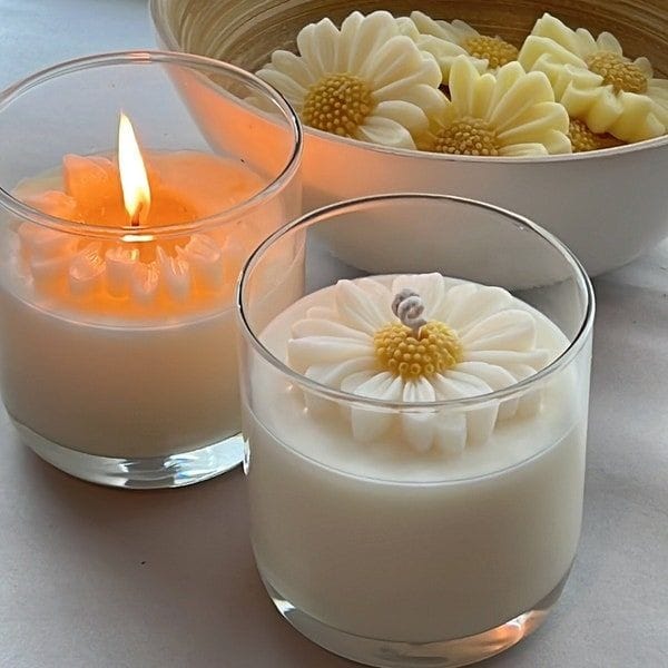 daisy jar candle